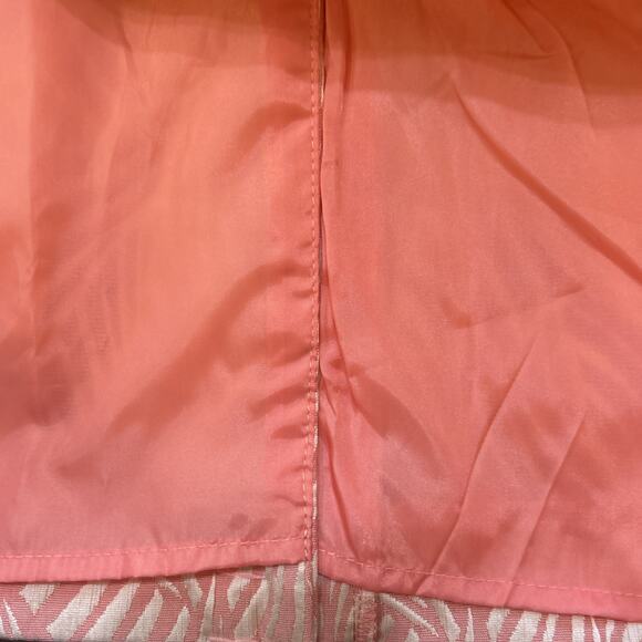 NWT Calvin Klein Women’s Plus 24W Pencil‎ Skirt Peach Fan Embroidered Design - Picture 12 of 15